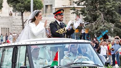 
سيارة زفاف ولي العهد الأردني
